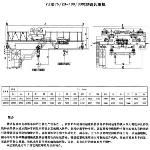 YZ型鑄造起重機